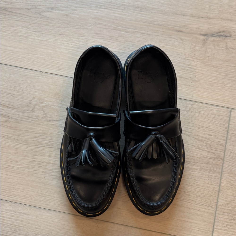 Dr. Martens Black Tassel Loafers - Picture 2 of 7